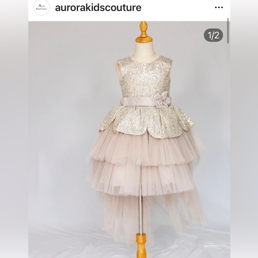 Beggi dress sold by Aurora kids couture,